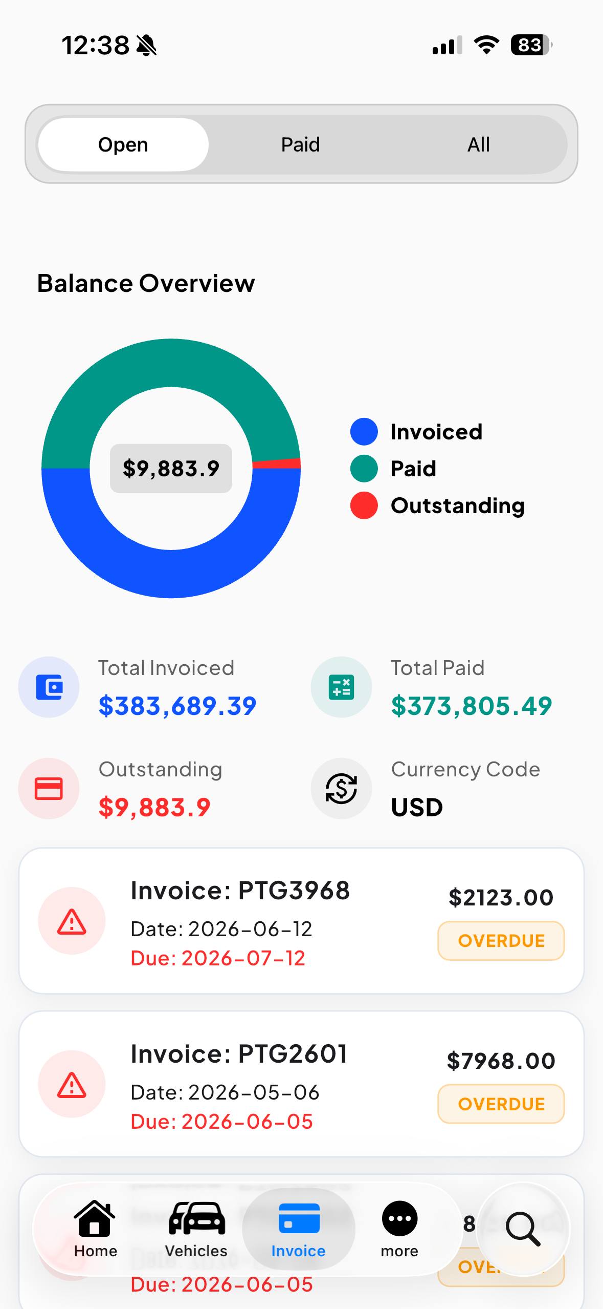 MKL Shipping shipping screen